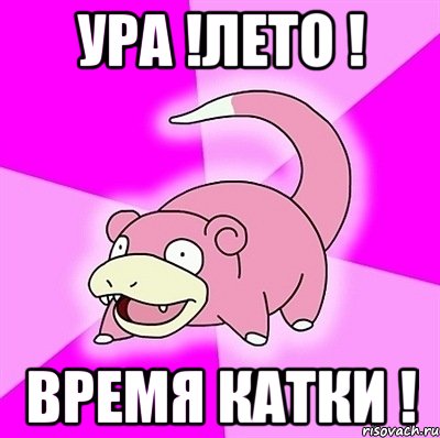 ура !лето ! время катки !, Мем слоупок