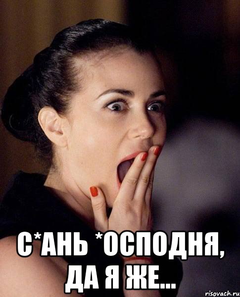  с*ань *осподня, да я же..., Мем Срань господня