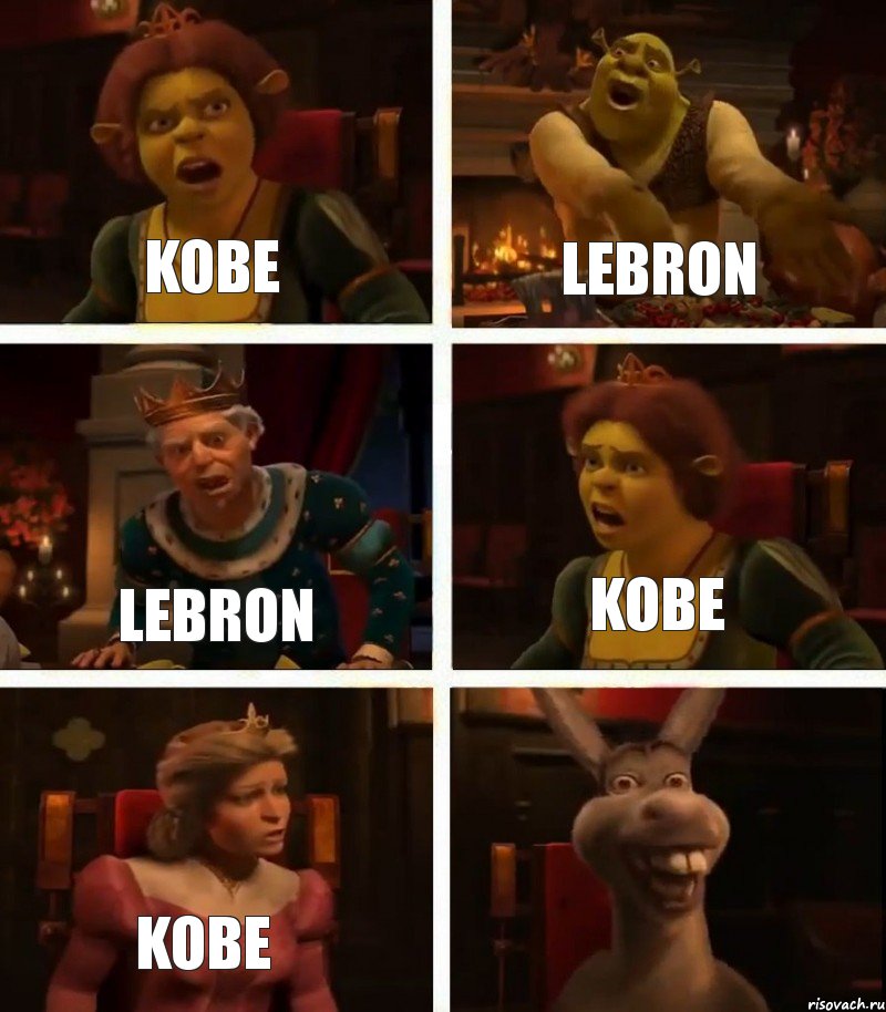 Kobe LeBron Kobe LeBron Kobe , Комикс  Шрек Фиона Гарольд Осел