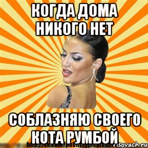 когда дома никого нет соблазняю своего кота румбой, Мем Типичный бальник2
