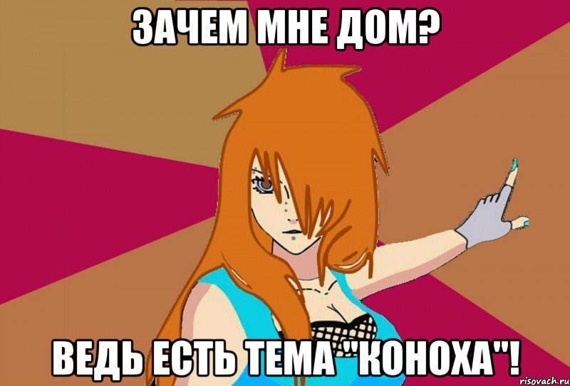 зачем мне дом? ведь есть тема "коноха"!