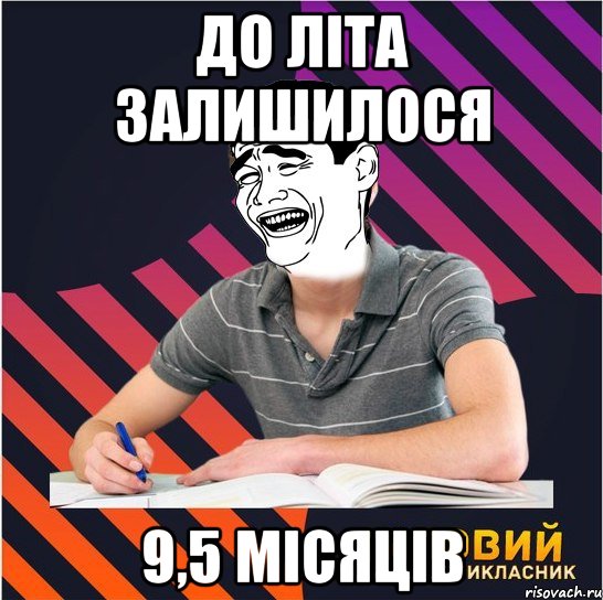 до літа залишилося 9,5 місяців, Мем Типовий одинадцятикласник