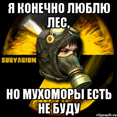 я конечно люблю лес, но мухоморы есть не буду, Мем Typical fringe settlers