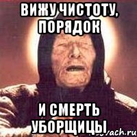 вижу чистоту, порядок и смерть уборщицы, Мем Ванга (цвет)