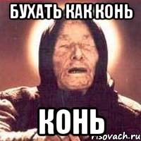 бухать как конь конь, Мем Ванга (цвет)