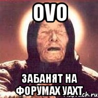 ovo забанят на форумах уахт, Мем Ванга (цвет)