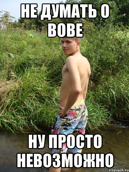 не думать о вове ну просто невозможно, Мем вова