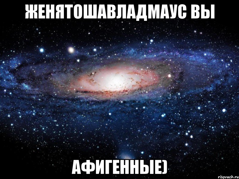 женятошавладмаус вы афигенные), Мем Вселенная