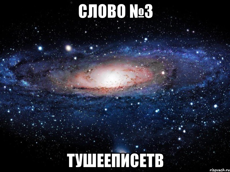 слово №3 тушееписетв, Мем Вселенная