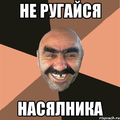 не ругайся насялника, Мем Я твой дом труба шатал