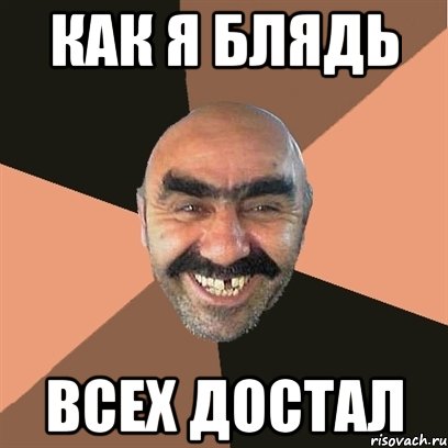 как я блядь всех достал, Мем Я твой дом труба шатал