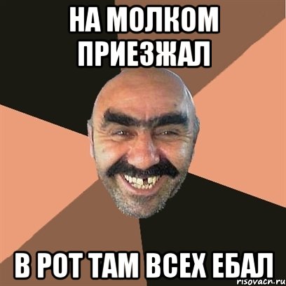 на молком приезжал в рот там всех ебал, Мем Я твой дом труба шатал