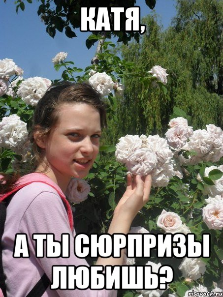 катя, а ты сюрпризы любишь?