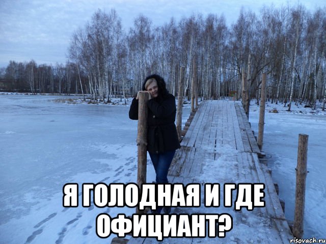  я голодная и где официант?, Мем зима