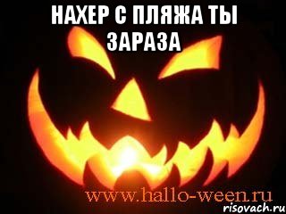 нахер с пляжа ты зараза 