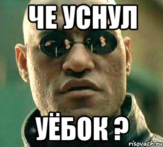 че уснул уёбок ?, Мем  а что если я скажу тебе