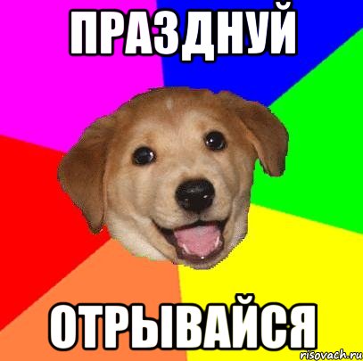 празднуй отрывайся, Мем Advice Dog