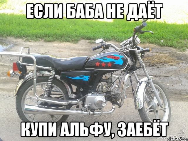 если баба не даёт купи альфу, заебёт