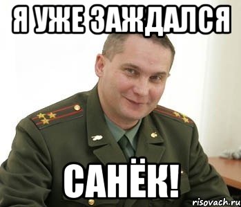 я уже заждался санёк!, Мем Военком (полковник)