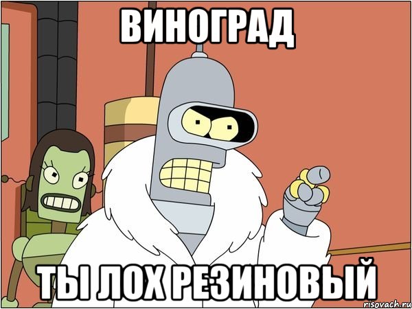 виноград ты лох резиновый, Мем Бендер