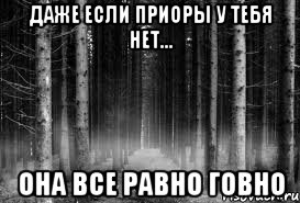 даже если приоры у тебя нет... она все равно говно