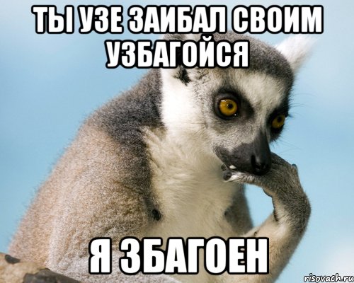 ты узе заибал своим узбагойся я збагоен
