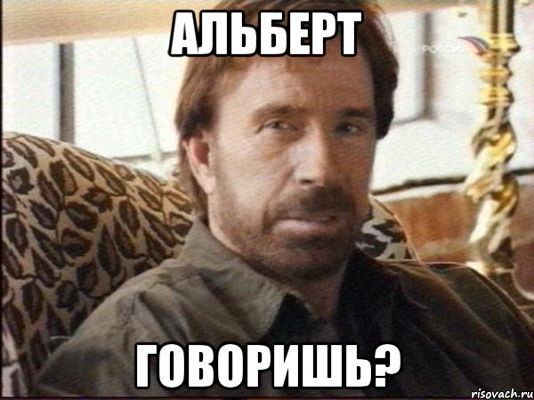 альберт говоришь?