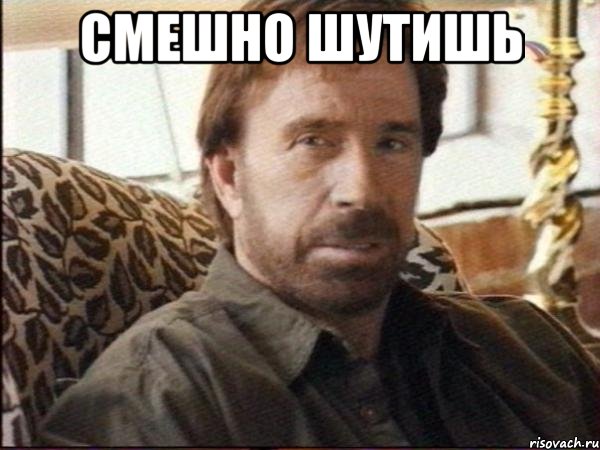 смешно шутишь 