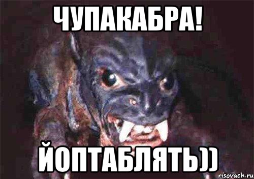 чупакабра! йоптаблять))