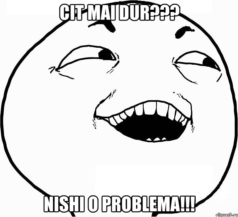 cit mai dur??? nishi o problema!!!, Мем Дааа