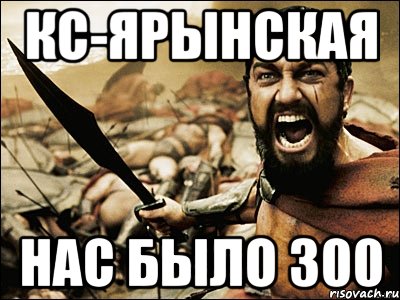 кс-ярынская нас было 300, Мем Это Спарта