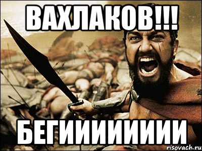 вахлаков!!! бегииииииии, Мем Это Спарта