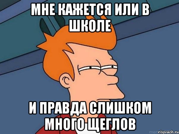 мне кажется или в школе и правда слишком много щеглов, Мем  Фрай (мне кажется или)