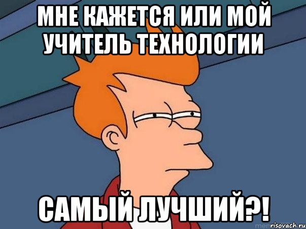 мне кажется или мой учитель технологии самый лучший?!, Мем  Фрай (мне кажется или)