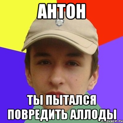 антон ты пытался повредить аллоды