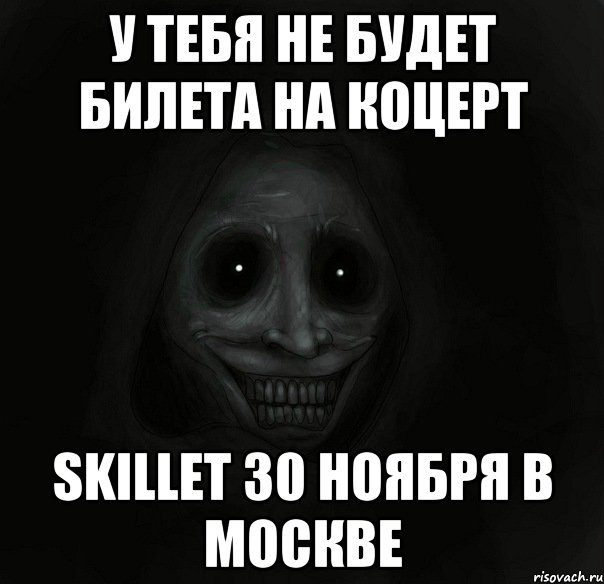 у тебя не будет билета на коцерт skillet 30 ноября в москве, Мем Ночной гость