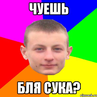 чуешь бля сука?