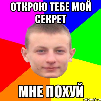 открою тебе мой секрет мне похуй