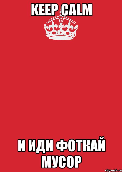 keep calm и иди фоткай мусор, Комикс Keep Calm 3