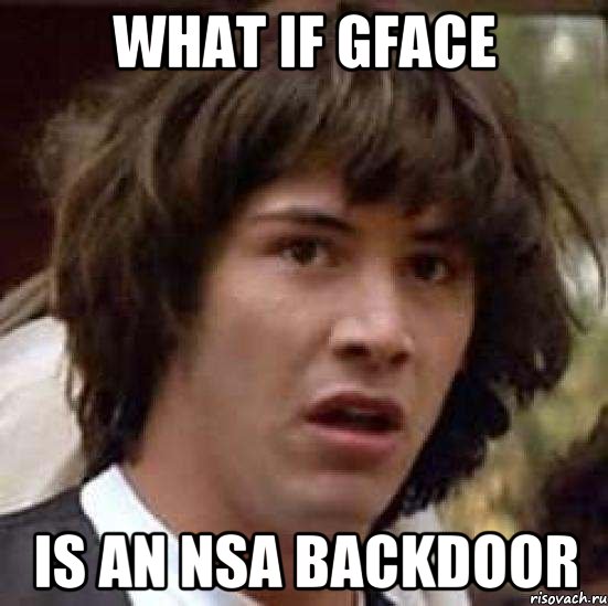 what if gface is an nsa backdoor, Мем А что если (Киану Ривз)