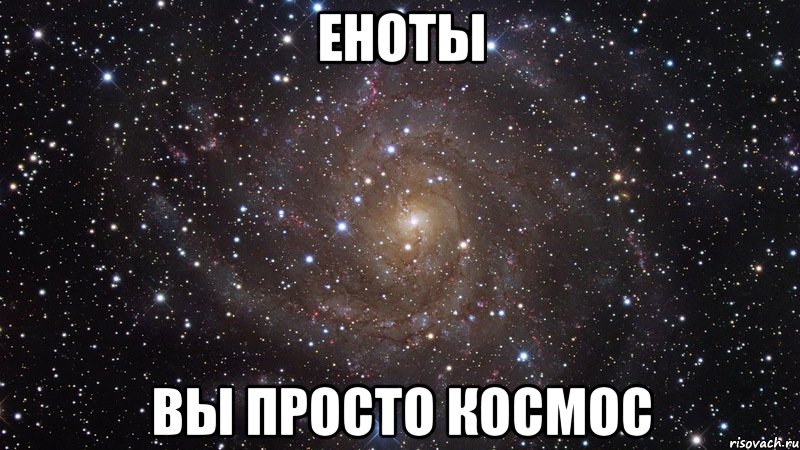 еноты вы просто космос, Мем  Космос (офигенно)