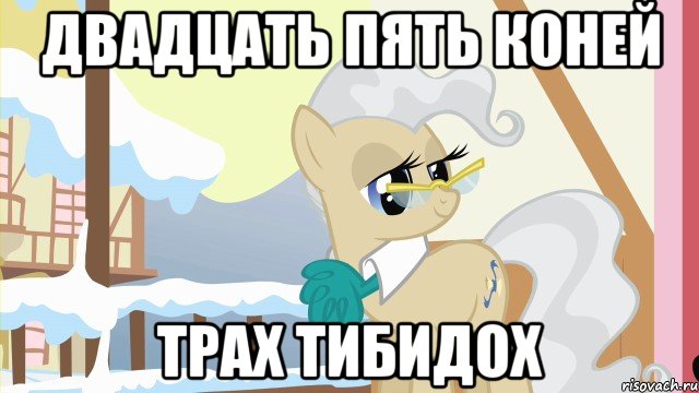 двадцать пять коней трах тибидох, Мем Мэр Понивиля
