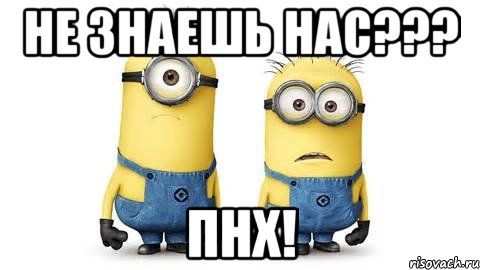 не знаешь нас??? пнх!, Мем Миньоны