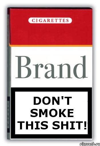 Don't smoke this shit!, Комикс Минздрав