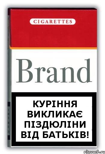 КУРІННЯ ВИКЛИКАЄ ПІЗДЮЛІНИ ВІД БАТЬКІВ!, Комикс Минздрав