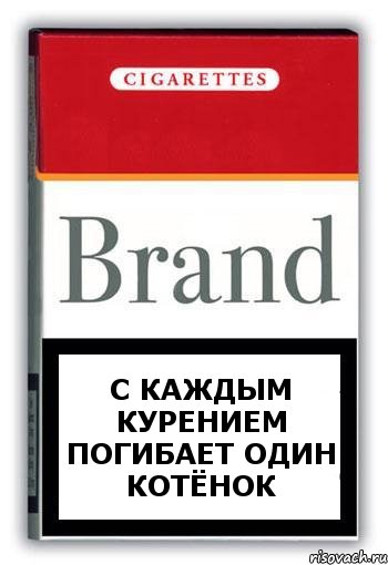 С каждым курением погибает один котёнок, Комикс Минздрав