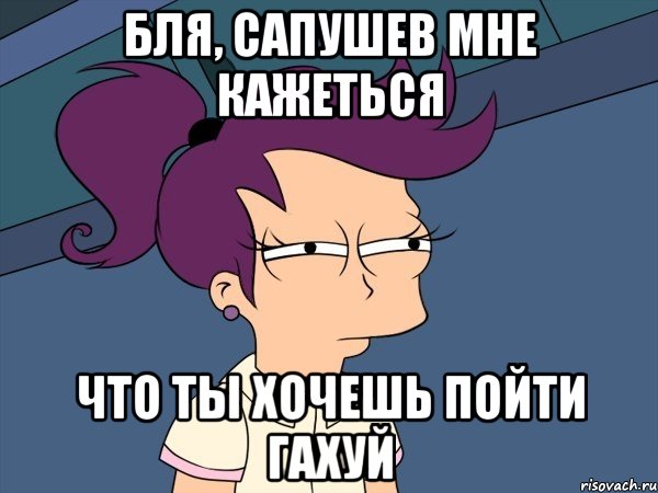 бля, сапушев мне кажеться что ты хочешь пойти гахуй, Мем Мне кажется или (с Лилой)