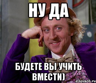 ну да будете вы учить вмести), Мем мое лицо