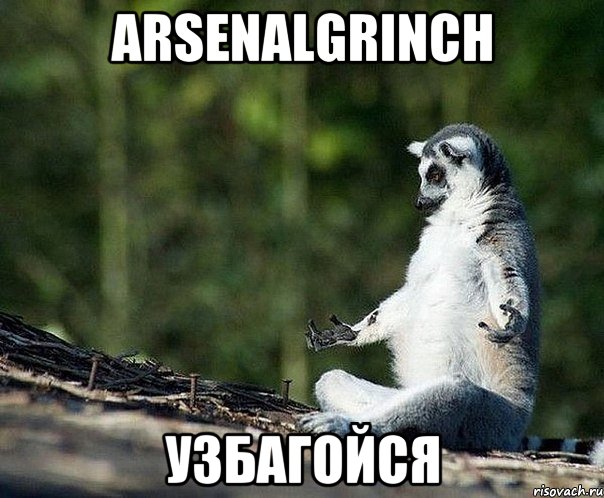 arsenalgrinch узбагойся, Мем не узбагоюсь