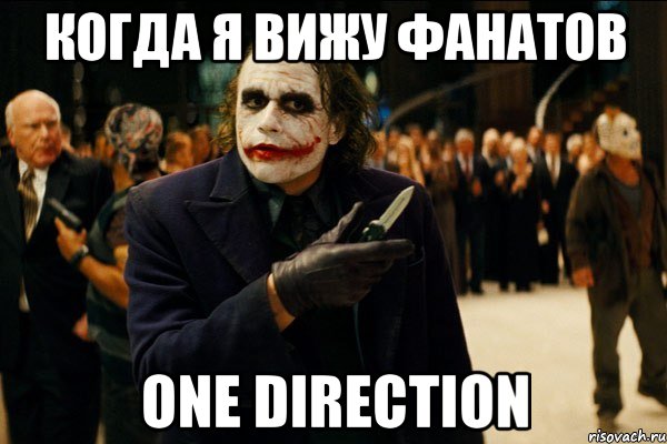 когда я вижу фанатов one direction